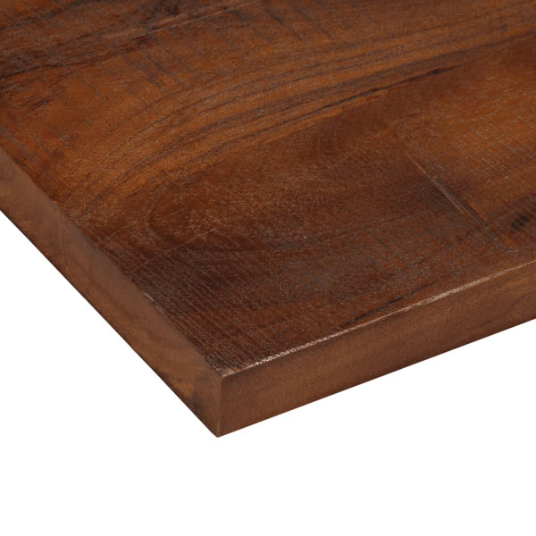 Pöytälevy 70x40x3,8 cm suorakaide kierrätetty täyspuu