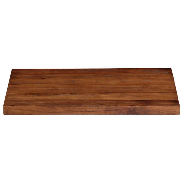 Pöytälevy 70x50x3,8 cm suorakaide kierrätetty täyspuu
