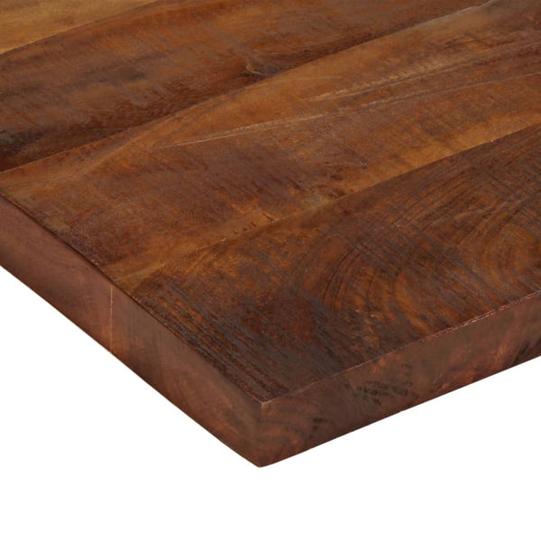 Pöytälevy 80x60x3,8 cm suorakaide kierrätetty täyspuu
