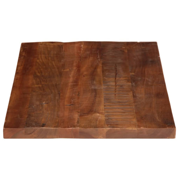 Pöytälevy 110x70x3,8 cm suorakaide kierrätetty täyspuu