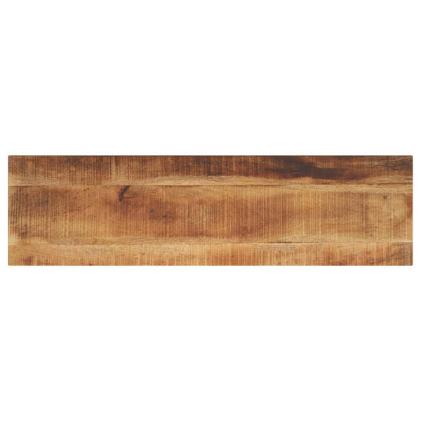 Pöytälevy 100x40x2,5 cm suorakaide karkea täysi mangopuu