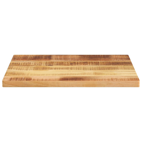 Pöytälevy 60x50x2,5 cm suorakaide karkea täysi mangopuu