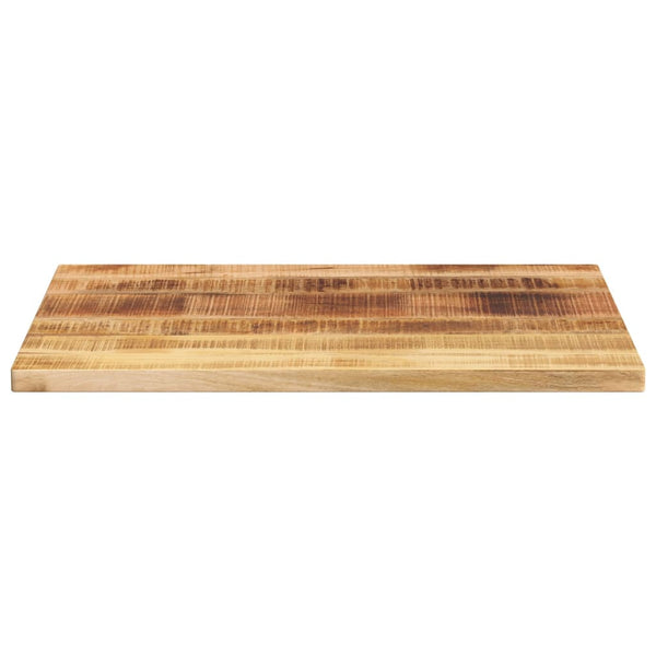 Pöytälevy 90x50x2,5 cm suorakaide karkea täysi mangopuu