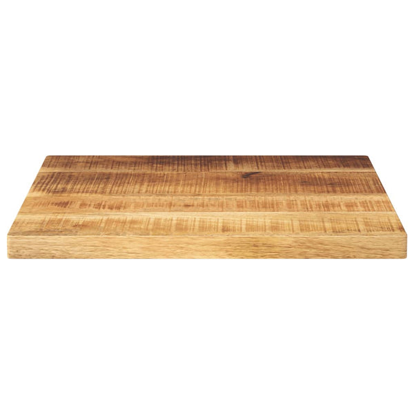 Pöytälevy 60x60x1,5 cm neliö karkea täysi mangopuu