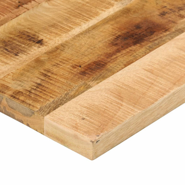 Pöytälevy 110x70x2,5 cm suorakaide karkea täysi mangopuu