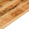Pöytälevy 110x70x2,5 cm suorakaide karkea täysi mangopuu