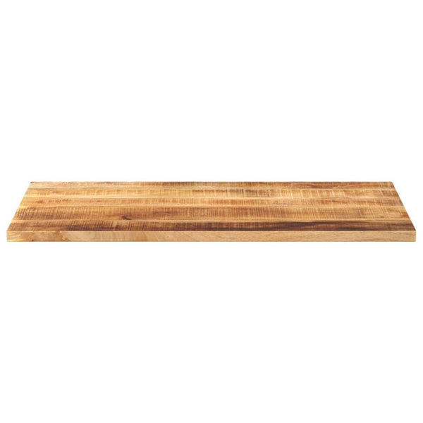 Pöytälevy 120x70x2,5 cm suorakaide karkea täysi mangopuu