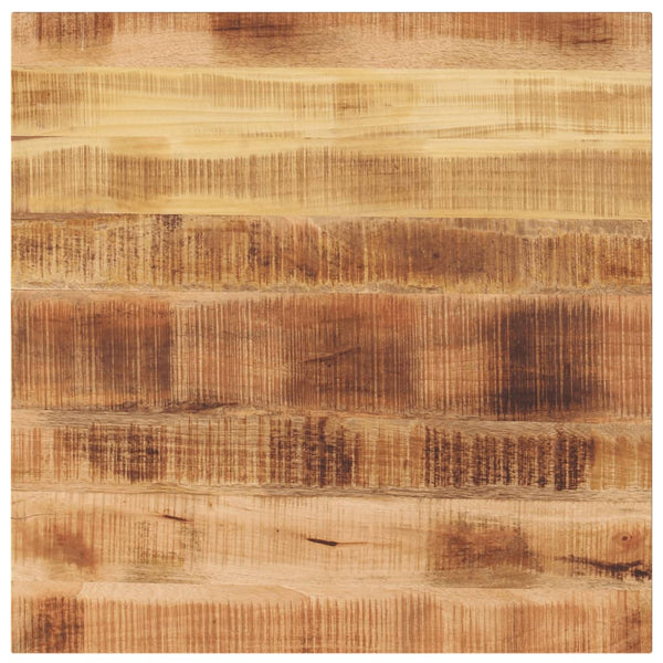 Pöytälevy 80x80x1,5 cm neliö karkea täysi mangopuu