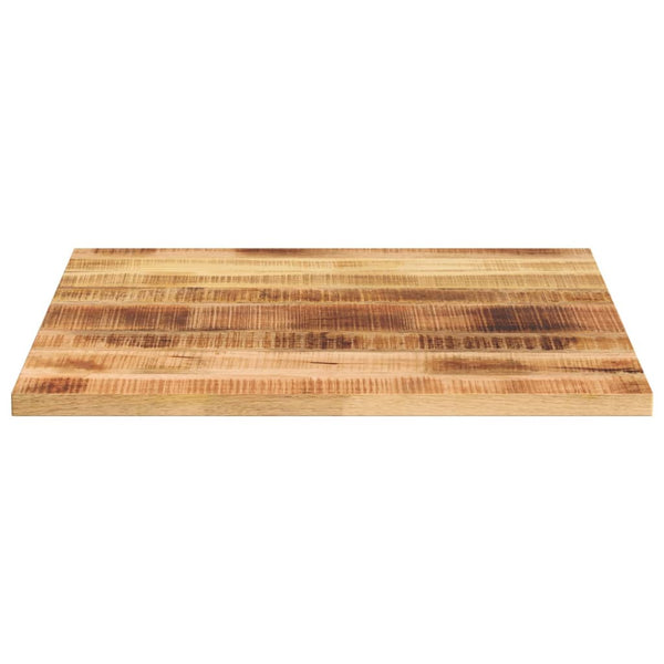 Pöytälevy 80x80x2,5 cm neliö karkea täysi mangopuu