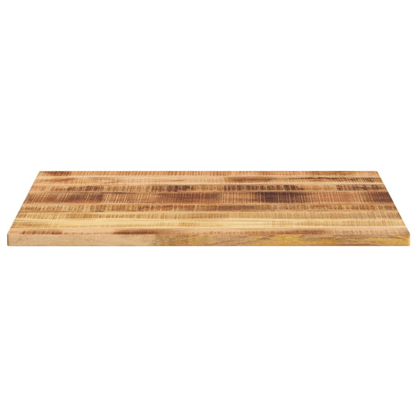 Pöytälevy 90x80x2,5 cm suorakaide karkea täysi mangopuu