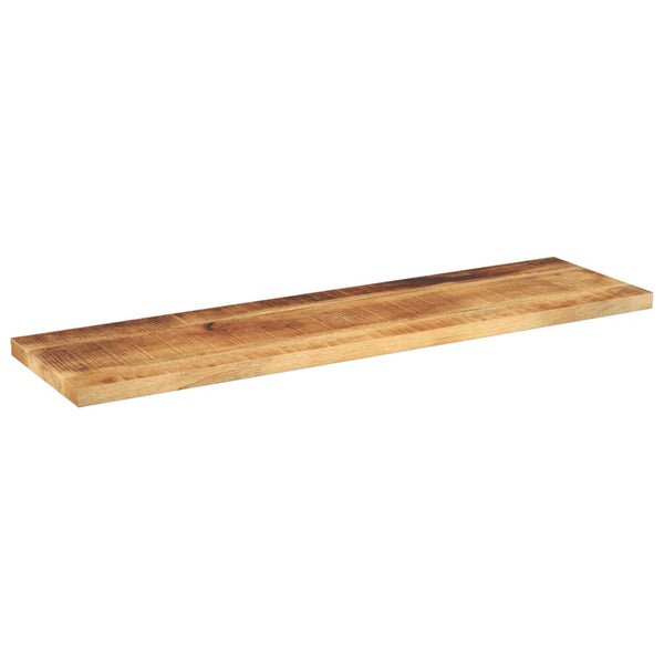 Pöytälevy 120x40x3,8 cm suorakaide karkea täysi mangopuu