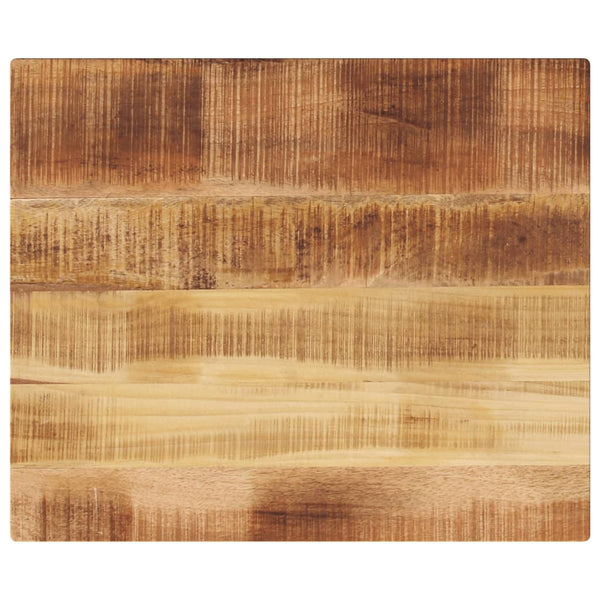 Pöytälevy 60x50x3,8 cm suorakaide karkea täysi mangopuu