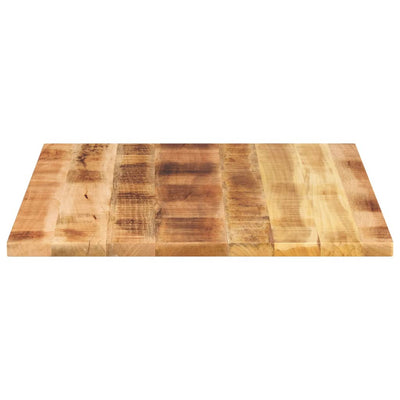 Pöytälevy 90x80x3,8 cm Suorakulmainen massiivipuu karkea mango