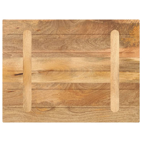 Pöytälevy 80x60x2,5 cm suorakaide täysi mangopuu