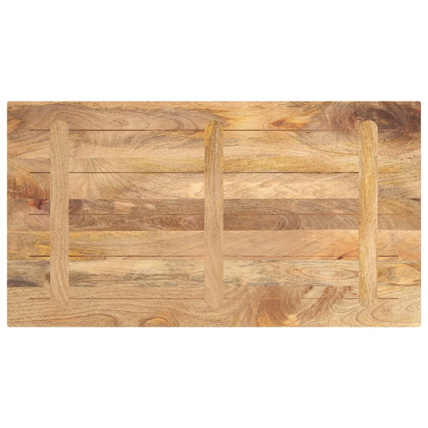 Pöytälevy 100x60x3,8 cm suorakaide täysi mangopuu