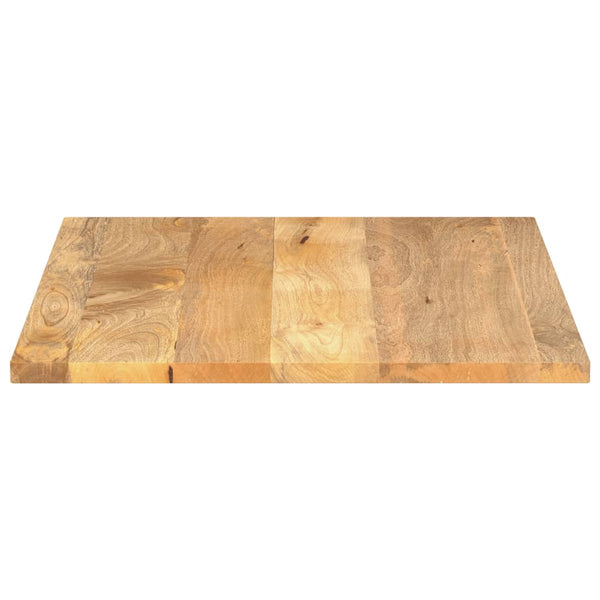 Pöytälevy 100x80x3,8 cm suorakaide täysi mangopuu