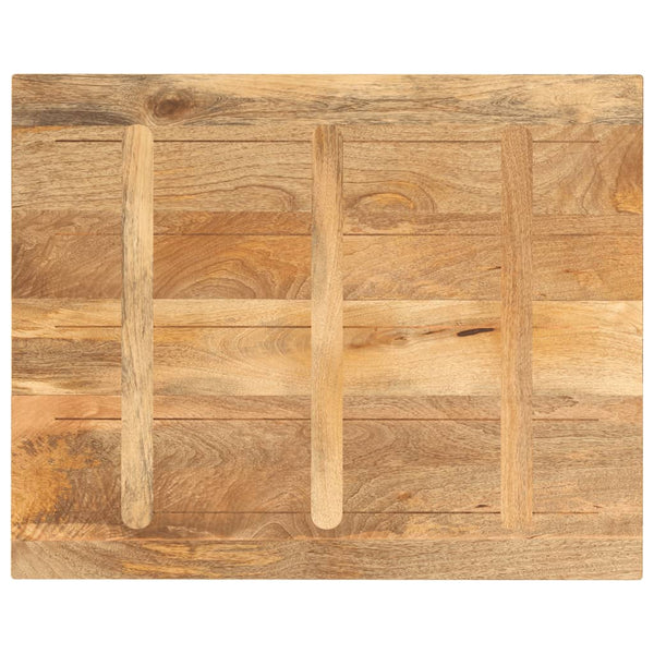 Pöytälevy 100x80x3,8 cm suorakaide täysi mangopuu