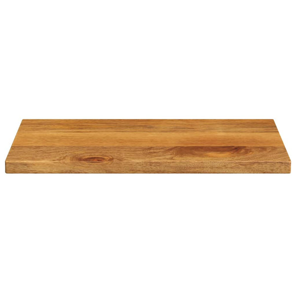 Pöytälevy 60x40x2,5 cm suorakaide karkea täysi mangopuu