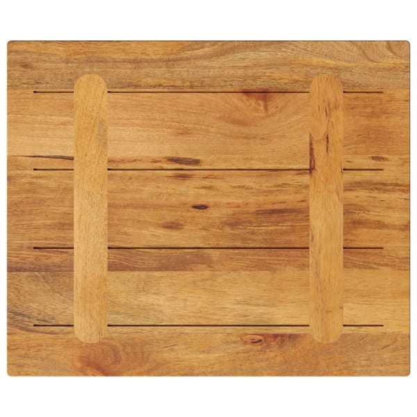 Pöytälevy 60x50x2,5 cm suorakaide täysi mangopuu