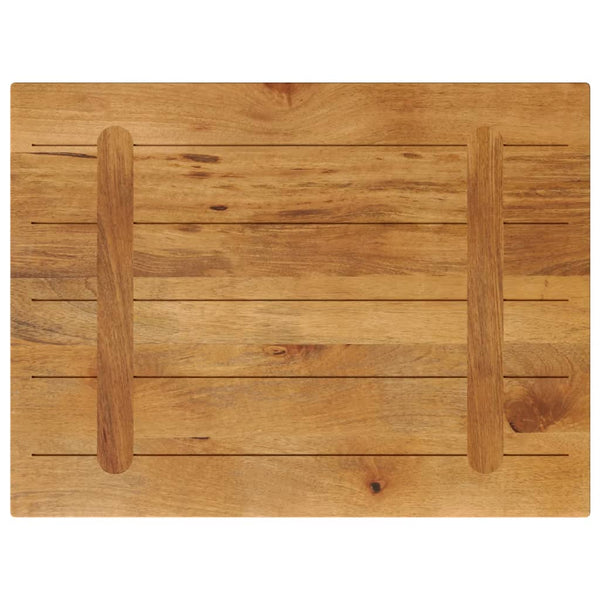 Pöytälevy 80x50x2,5 cm suorakaide täysi mangopuu