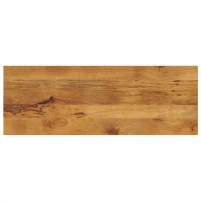 Pöytälevy 140x50x2,5 cm suorakaide täysi mangopuu