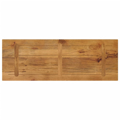 Pöytälevy 140x50x2,5 cm suorakaide täysi mangopuu