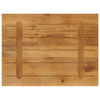 Pöytälevy 80x70x2,5 cm suorakaide karkea täysi mangopuu