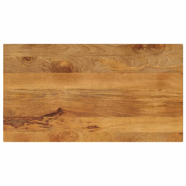 Pöytälevy 100x70x3,8 cm suorakaide täysi mangopuu