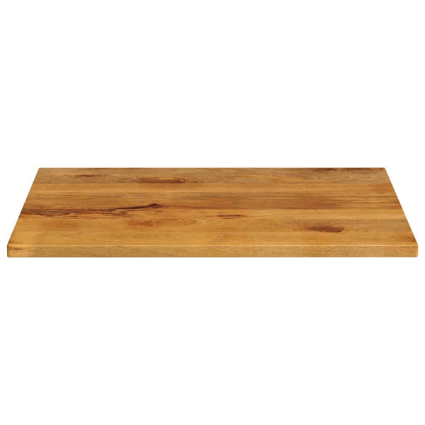 Pöytälevy 90x80x3,8 cm suorakaide täysi mangopuu