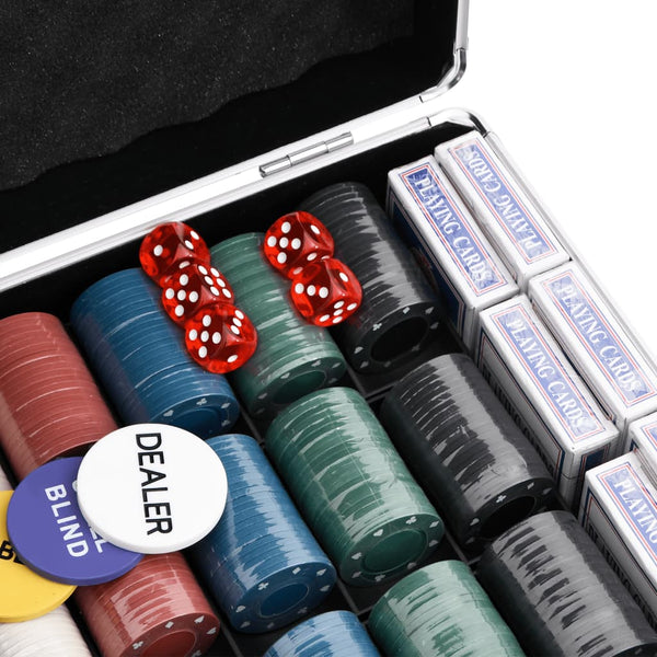 Pokeri pelimerkkisarja 600 kpl 4 g