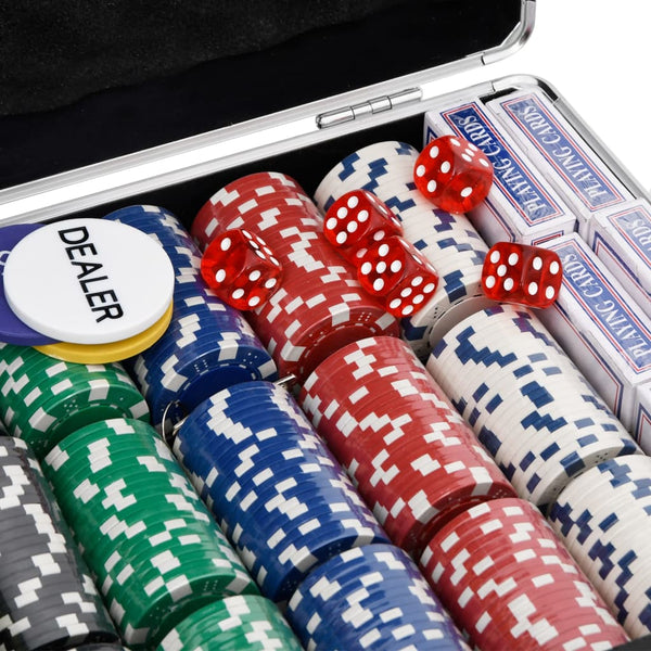Pokeri pelimerkkisarja 600 kpl 11,5 g