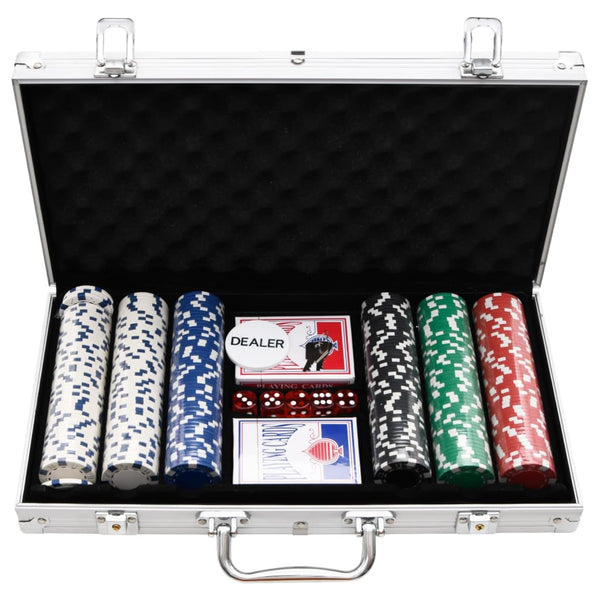 Pokeri pelimerkkisarja 300 kpl 11,5 g