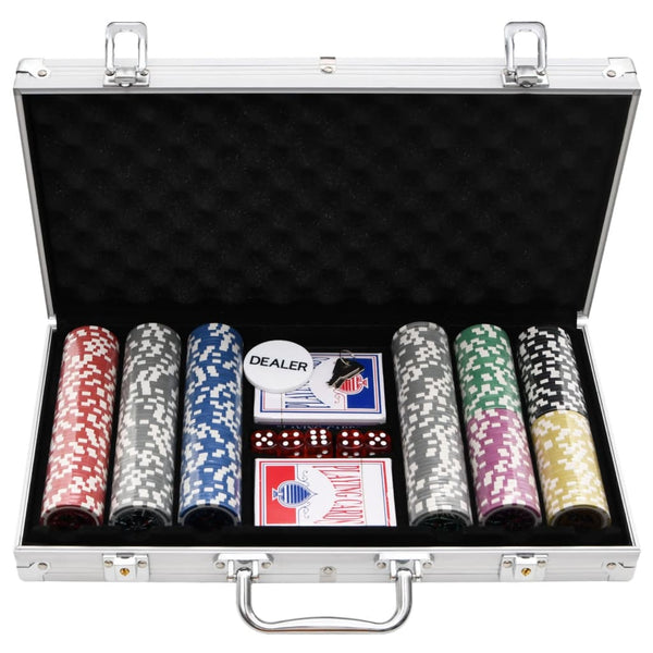 Pokeri pelimerkkisarja 300 kpl 11,5 g