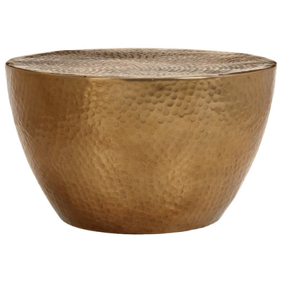 Messinki sohvapöytä Nistorica Ø 50x30cm (vasaroitu alumiini)