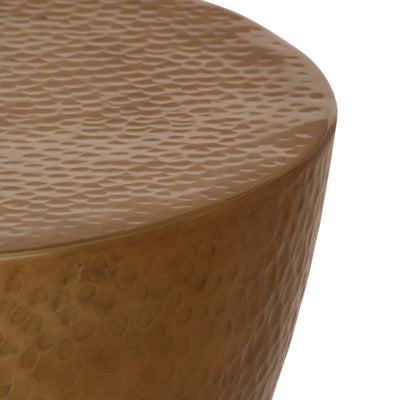 Messinki sohvapöytä Nistorica Ø 50x30cm (vasaroitu alumiini)