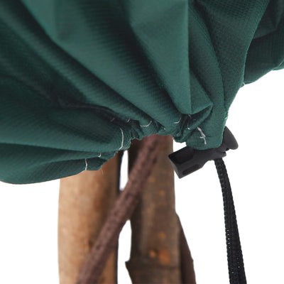 Kasvien fleecepeite kiristysnaruilla Angela 0,8x0,8 m (8 kpl 70 g/m²)