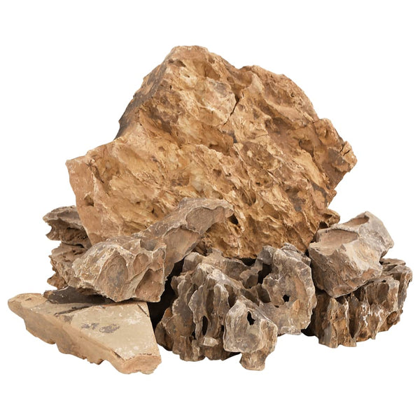 Lohikäärmekivet 10 kg ruskea 5-30 cm