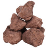 Punainen vulkaaniset kivet Vanelusa 10-30cm (10 kg)