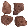 Punainen vulkaaniset kivet Vanelusa 10-30cm (10 kg)