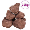 Vulkaaniset kivet 25 kg punainen 10-30 cm