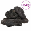 Vulkaaniset kivet 25 kg musta 10-30 cm