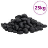 Kiillotetut kivet 25 kg musta 2-5 cm