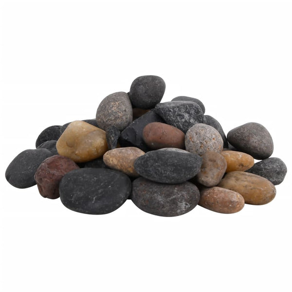 Kiillotetut kivet 10 kg monivärinen 5-8 cm
