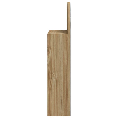 Kylpyhuoneen peilikaappi LED-valolla kaari tammi 42x13x70 cm