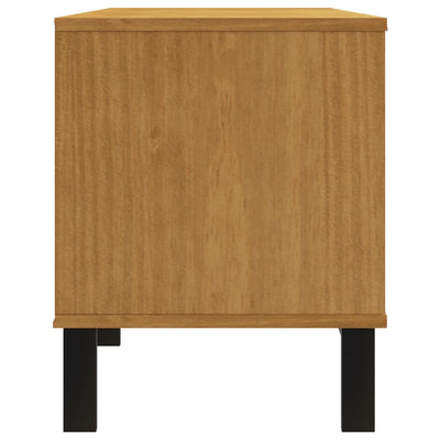 TV-taso lasiovella FLAM 158x40x50 cm täysi mänty