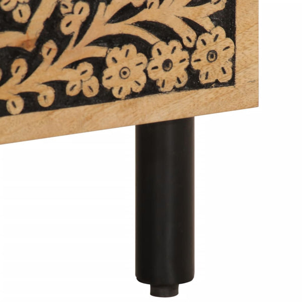 Yöpöytä 40x33x46 cm täysi mangopuu