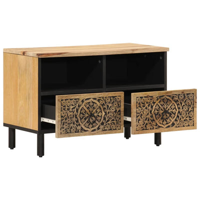 TV-taso 70x33x46 cm täysi mangopuu