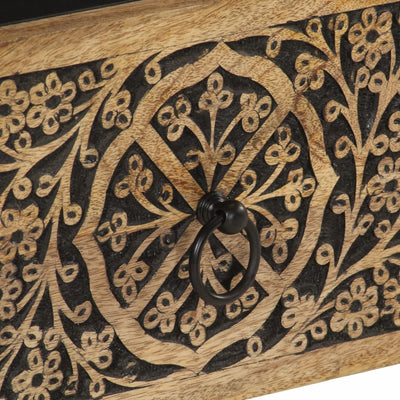 TV-taso 70x33x46 cm täysi mangopuu