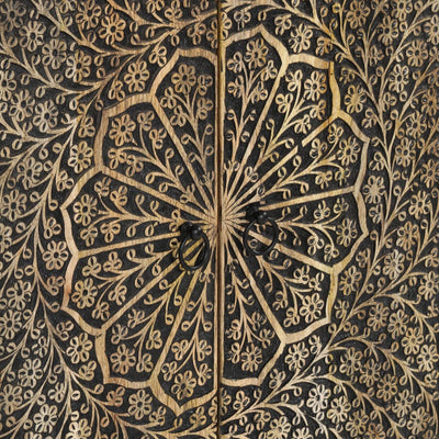 Sivukaappi 60x33x75 cm täysi mangopuu