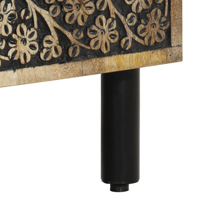 Sivukaappi 60x33x75 cm täysi mangopuu